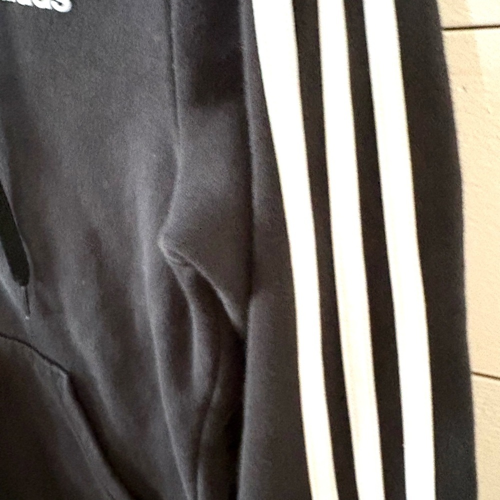Adidas Charcoal Zip-Up Hoodie - Picture 2 of 6